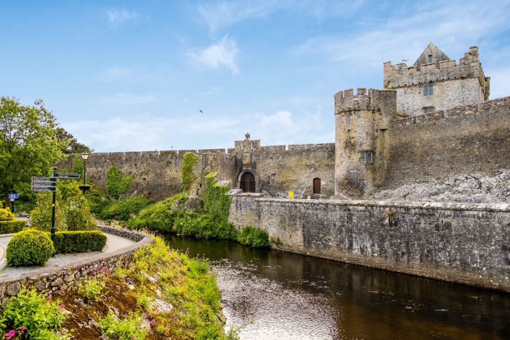 Cahir Castle on the River Suir, a quintessential Medieval Castle, one of Tipperary’s most iconic historic sites in a world-class destination.